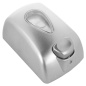 DOSEUR DE SAVON 700 ML 13x9x21 CM ARGENTE ABS (1 UNITÉ)