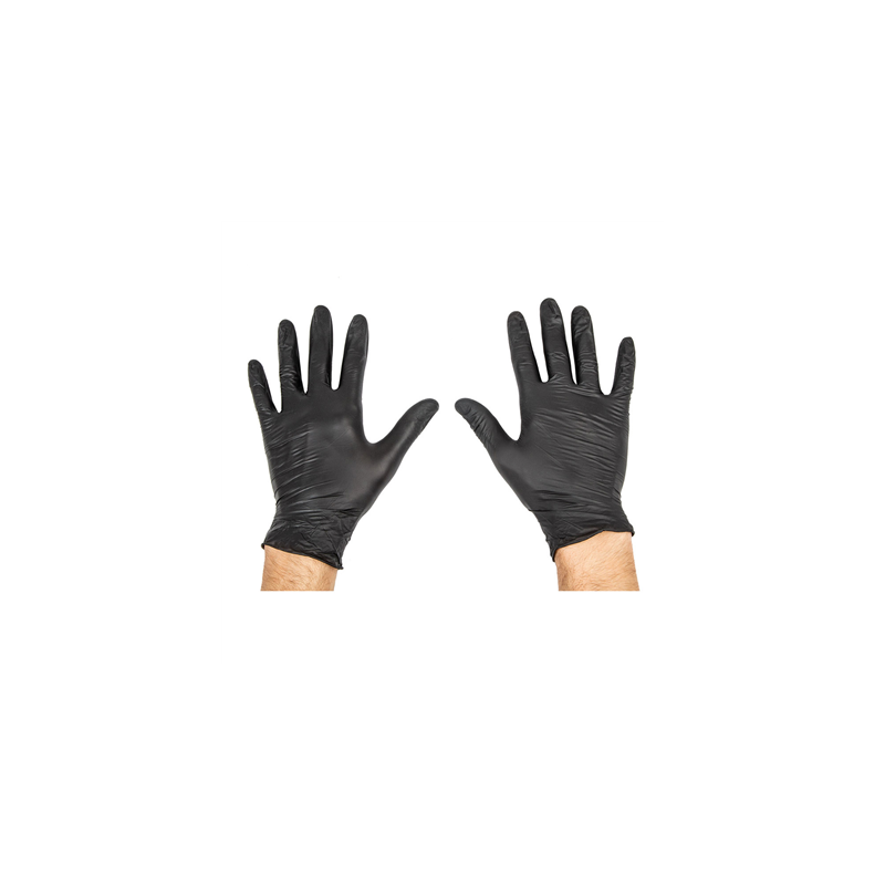 GANTS  SIZE: S NOIR NITRILE (100 UNITÉ)