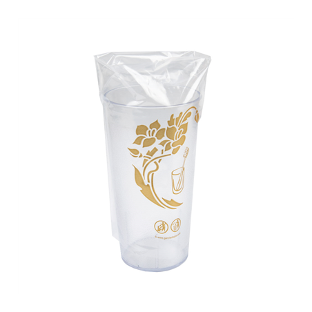 SACHETS PROTECTION DE GOBELETS 'TOUCH OF CHARM'  13,3x17 CM TRANSPARENT LDPE (1000 UNITÉ)