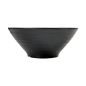 BOLS 'ASAMI WARE' 1100 ML Ø20,3x8,5 CM NOIR MÉLAMINE (12 UNITÉ)
