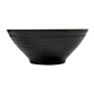 BOLS 'ASAMI WARE' 1600 ML Ø23,3x9,7 CM NOIR MÉLAMINE (6 UNITÉ)