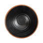 BOLS 'ASAMI WARE' 1600 ML Ø23,3x9,7 CM NOIR MÉLAMINE (6 UNITÉ)