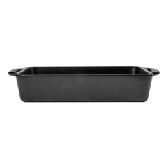 PETITS PLATEAUX AVEC ANSES 'ASAMI WARE' 250 ML 16,5x11x3,5 CM NOIR MÉLAMINE (12 UNITÉ)
