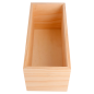BOÎTE PRÉSENTATION CONDIMENTS  23x10x10 CM NATUREL BOIS (1 UNITÉ)