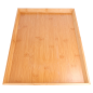 PLATEAU  40x30x4,5 CM NATUREL BAMBOU (1 UNITÉ)