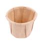 POTS TRAITEUR PAPIER PLISSÉ 22 ML (0,7 oz) 80 G/M2 Ø3,8/2,6x2,8 CM NATUREL PARCH.INGRAISSABLE (250 UNITÉ)