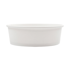 POTS SALADIERS 500 ML - 16,6 oz 300 + 18 PE G/M2 Ø15/12,8x4,5 CM BLANC CARTON (300 UNITÉ)
