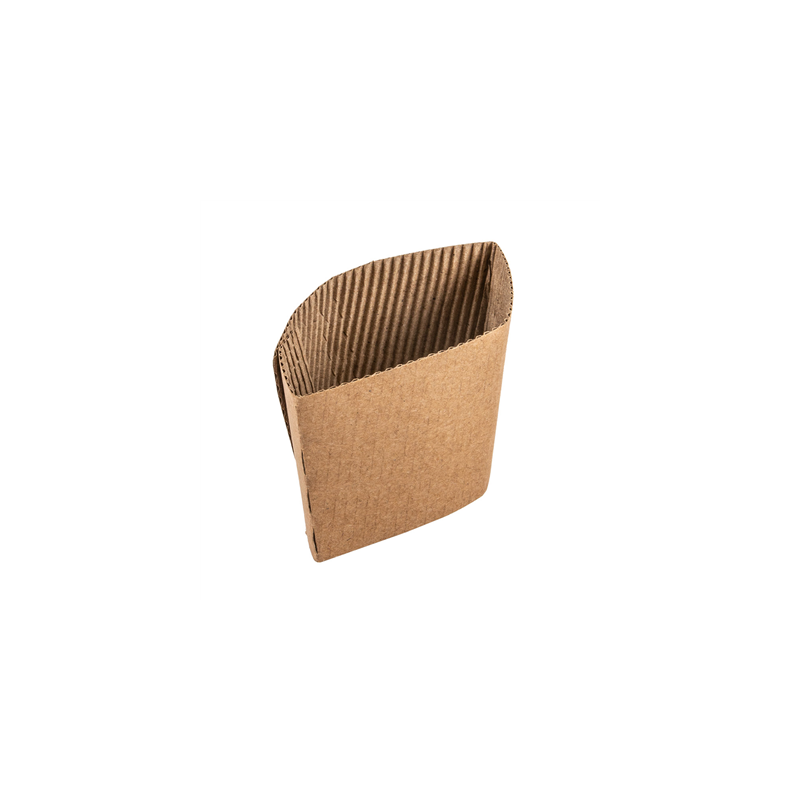 BAGUES POUR GOBELETS 480 ML 190 + 90 G/M2 13/11x6,5 CM NATUREL CARTON (1000 UNITÉ)