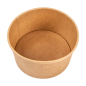 POTS SALADIERS 1000 ML - 33,3 oz 300 + 18 PE G/M2 Ø15/12,9x8 CM NATUREL KRAFT (300 UNITÉ)