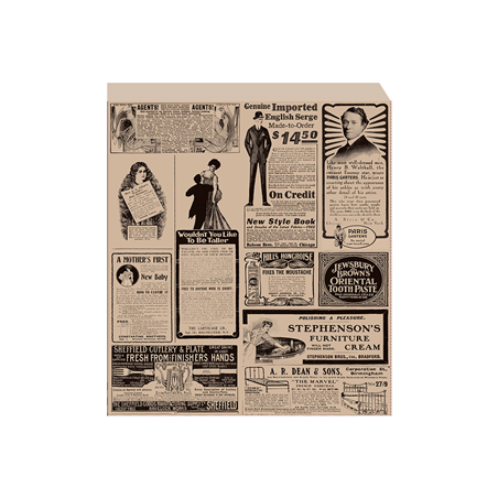 PAPIER INGRAISSABLES OUVERT 2 CÔTÉS FAST FOOD