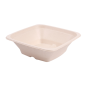 BOLS CARRÉS 'BIONIC' 700 ML 18x18x6 CM NATUREL BAGASSE (400 UNITÉ)