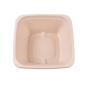 BOLS CARRÉS 'BIONIC' 950 ML 18x18x7 CM NATUREL BAGASSE (400 UNITÉ)