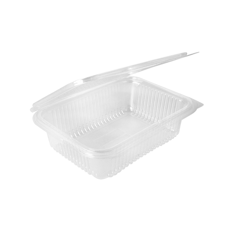 CONTENANTS AVEC CHARNIÈRE  750 ML 18,8x14,3x5,2 CM TRANSPARENT (400 UNITÉ)