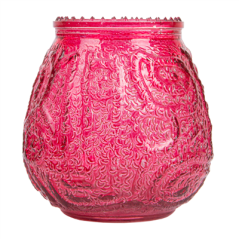 VERRE POUR BOUGIES  9,5x9,5 CM ROUGE VERRE (60 UNITÉ)