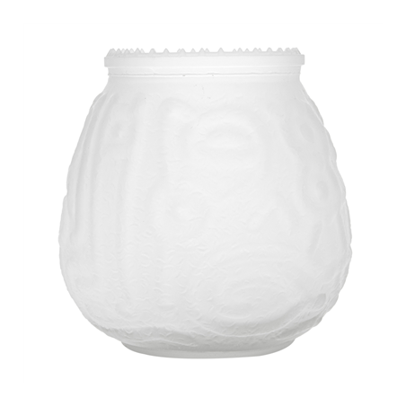 VERRE POUR BOUGIES  9,5x9,5 CM TRANSLUCIDE VERRE (60 UNITÉ)