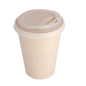 COUVERCLES POUR GOBELETS 360 ML 'BIODEGRADABLE'  BLANC CPLA (1000 UNITÉ)