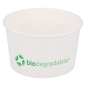 POTS À GLACES 'BIODEGRADABLE' 240 ML 210 + 30 PLA G/M2 Ø9,4x5,5 CM BLANC CELLULOSE + PLA (2000 UNITÉ)
