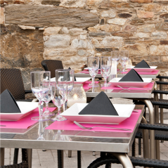 BOUGIES EN VERRE ANTITABAC 'MONARCH'  9,5x9,5 CM TRANSPARENT PARAFFINE (24 UNITÉ)