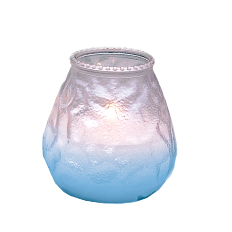 BOUGIES EN VERRE NACRÉ