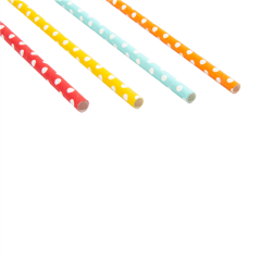 PAILLES DROITES À POIS