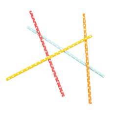 PAILLES DROITES À POIS