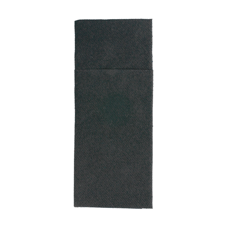 SERVIETTES "CANGURITO"  55 G/M2 33x40 CM NOIR AIRLAID (700 UNITÉ)