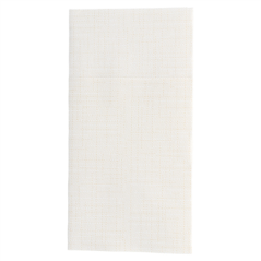 SERVIETTES KANGOUROU 'DRY COTTON' 55 G/M2 40x40 CM IVOIRE AIRLAID (700 UNITÉ)