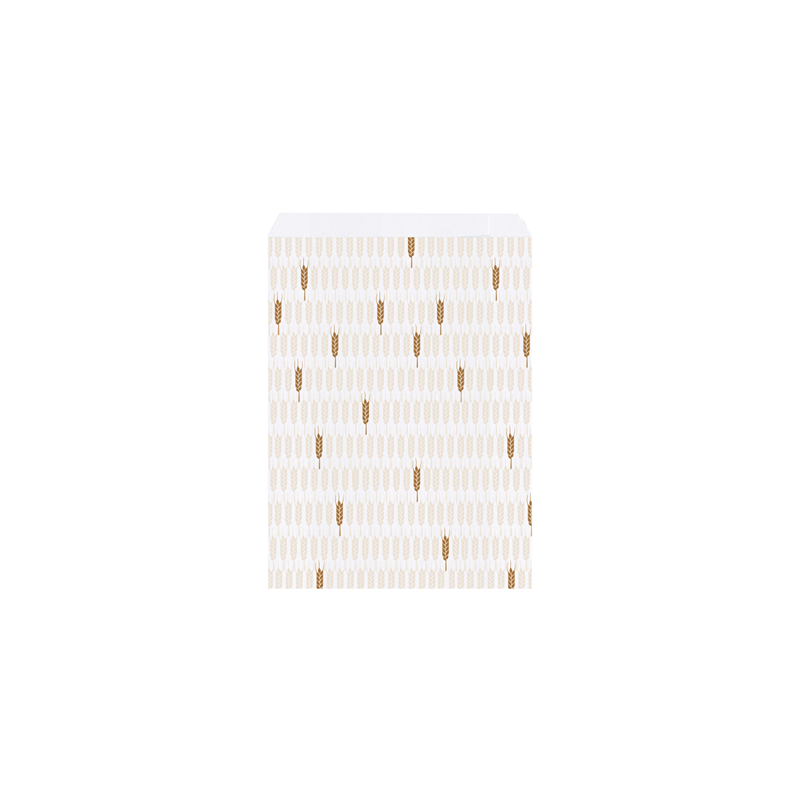 SACHETS BOULANGERIE 'CERES' 33 G/M2 26+8x35 CM BLANC CELLULOSE (250 UNITÉ)