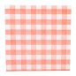 SERVIETTES 'LIKE LINEN - VICHY' 70 G/M2 40x40 CM ROUGE SPUNLACE (600 UNITÉ)