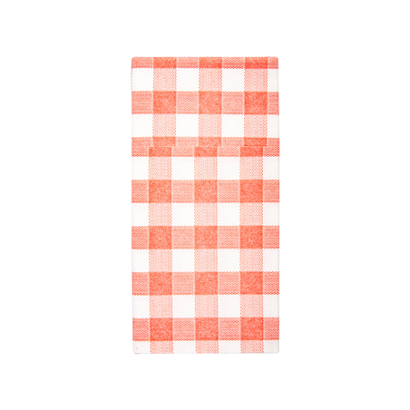 SERVIETTES KANGOUROU 'LIKE LINEN - VICHY' 70 G/M2 40x40 CM ROUGE SPUNLACE (700 UNITÉ)