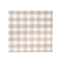 SERVIETTES 'LIKE LINEN - VICHY' 70 G/M2 40x40 CM TAUPE SPUNLACE (600 UNITÉ)