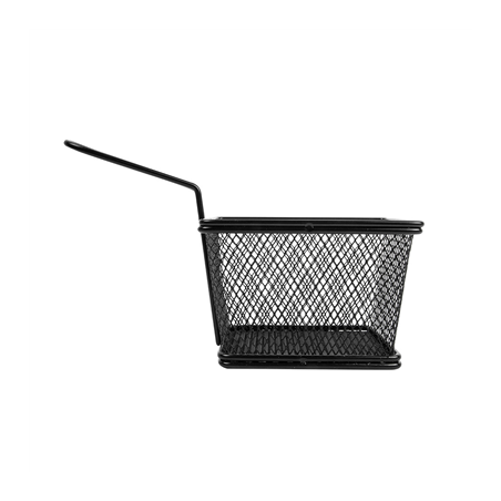 MINI FRITEUSES 2 PORTIONS 'ARTINOX'  12,5x10x7,5 CM NOIR ACIER (6 UNITÉ)