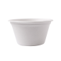 POTS 'BIONIC' 360 ML Ø 11,6x6,3 CM BLANC BAGASSE (500 UNITÉ)