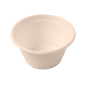 POTS 'BIONIC' 360 ML Ø 11,6x6,3 CM NATUREL BAGASSE (500 UNITÉ)