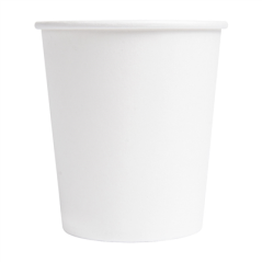 GOBELETS BOISSONS CHAUDES 1 PAROI 180 ML 260 + 18 PE G/M2 Ø7,2/5,3x7,8 CM BLANC CARTON (1000 UNITÉ)