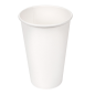 GOBELETS BOISSONS CHAUDES 1 PAROI 480 ML 300 + 18 PE G/M2 Ø9/6x13,2 CM BLANC CARTON (1000 UNITÉ)