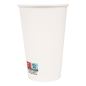 GOBELETS BOISSONS CHAUDES 1 PAROI 480 ML 300 + 18 PE G/M2 Ø9/6x13,2 CM BLANC CARTON (1000 UNITÉ)
