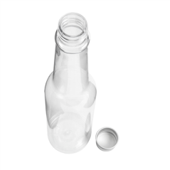 FLACONS AVEC BOUCHON EN ALUMINIUM