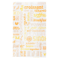 SACHETS CROISSANTS 'PAROLE' 33 G/M2 12+5x22 CM BLANC CELLULOSE (500 UNITÉ)