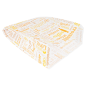 SACHETS CROISSANTS 'PAROLE' 33 G/M2 19+8x26 CM BLANC CELLULOSE (500 UNITÉ)
