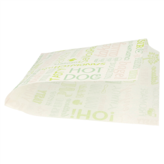 PAPIER INGRAISSABLES OUVERT 2 CÔTÉS FAST FOOD