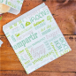PAPIER INGRAISSABLES OUVERT 2 CÔTÉS FAST FOOD 'PAROLE' 35 G/M2 16x16,5 CM BLANC PARCH.INGRAISSABLE (500 UNITÉ)