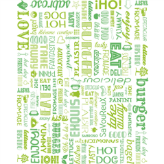 PAPIER INGRAISSABLES FAST FOOD