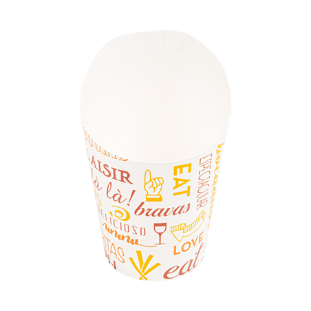 GOBELETS À FRITES OUVERT