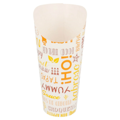 GOBELETS À FRITES OUVERT