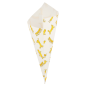 SACHETS EN POINTE 'CHIPS' 250 G 70 G/M2 29,5x21 CM BLANC PARCH.INGRAISSABLE (2000 UNITÉ)