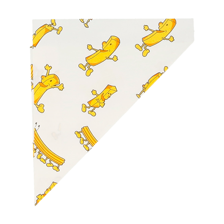 SACHETS EN POINTE 'CHIPS' 40 G 70 G/M2 16x11,5 CM BLANC PARCH.INGRAISSABLE (2000 UNITÉ)