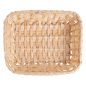 PANIER RECTANGULAIRE SIMILAIRE OSIER  18x14x5 CM NATUREL PP (1 UNITÉ)