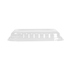 COUVERCLES POUR GN1/8  17x14x2,5 CM TRANSPARENT APET (440 UNITÉ)