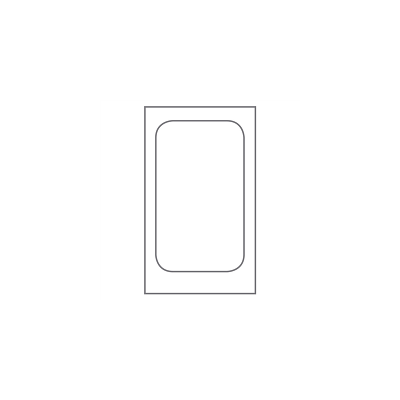 MOULE POUR GN1/4  20x28 CM ARGENTE ALUMINIUM (1 UNITÉ)